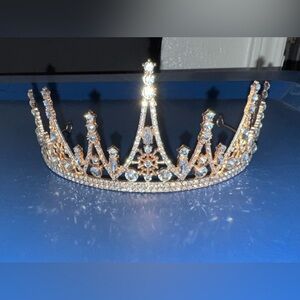 Elegant Gold and Silver Tiara